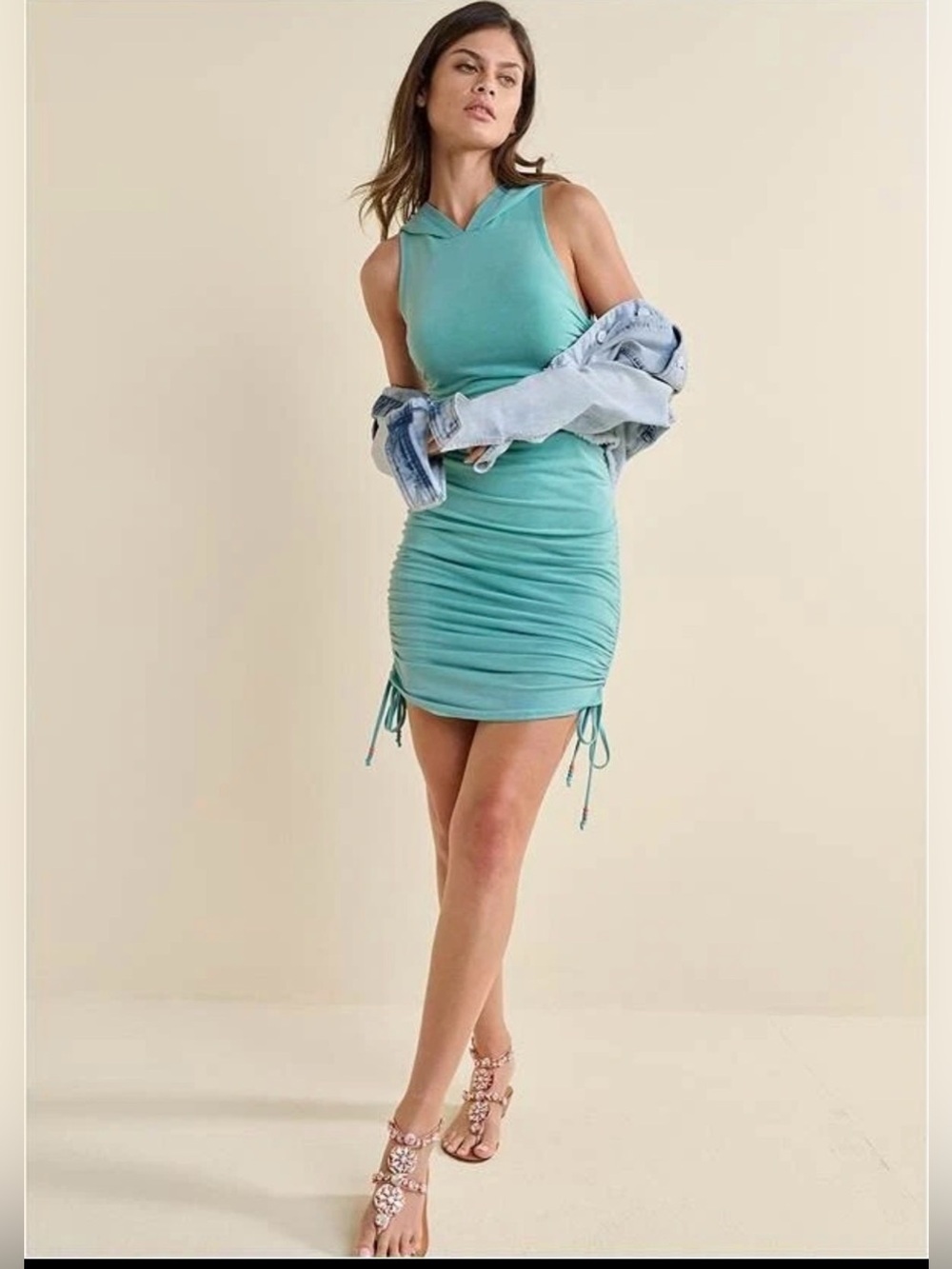 VENUS Aqua Mini Dress XS NWOT